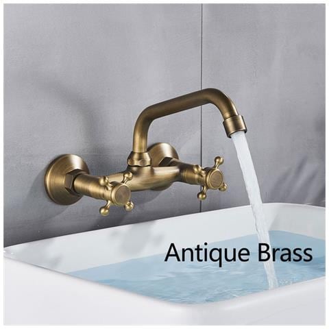 Rubinetto per lavabo da bagno, Blackswan, tipo M245, modello bronzo antico, misura 26 cm - Foto 2