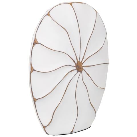 Vaso In Poliresina Bianco 27x8x40 Cm - Foto 1