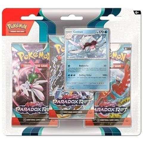 Pokemon Paradox Rift: Cetitan 3-pack Blister - Foto 1