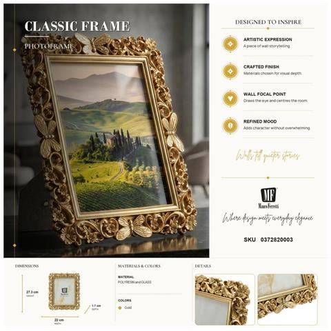 Cornice Portafoto Classical Oro Stile Classico 15x20 Cm - Foto 7