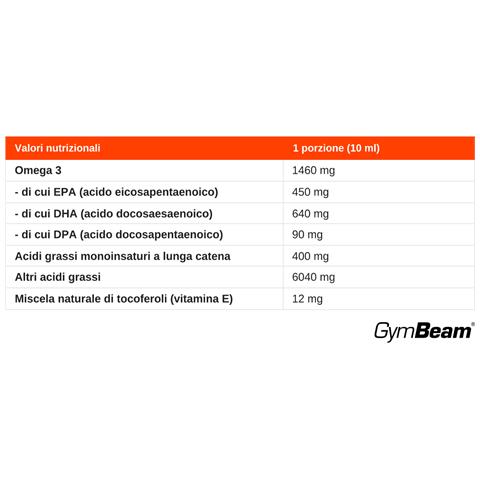 Olio Di Pesce Omega 3 Premium Liquido Agrumi - Foto 2