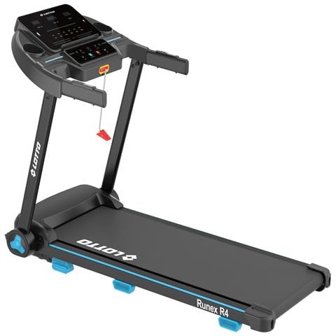 Tapis Roulant Elettrico Runex R4, 2 Hp, 8 Km /h, Inclinazione Manuale 2 Livelli, Superficie 105x40 Cm, Bluetooth, Fitshow, Kinomap, Zwift, Led, 12 Programmi, 100% Pieghevole, 100 Kg - Foto 1