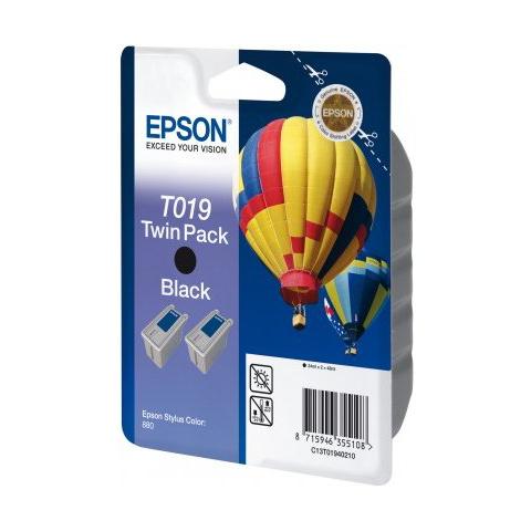 C13T01940210 Cartuccia Ink Originale Nera per Stylus Colour 880 Capacità 900 Pagine - Foto 1