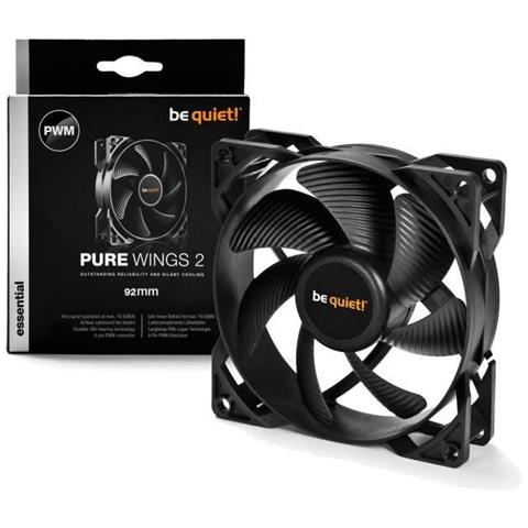 Ventola di Raffreddamento Pure Wings 2 92 mm Colore Nero 1900 Rpm - Foto 4