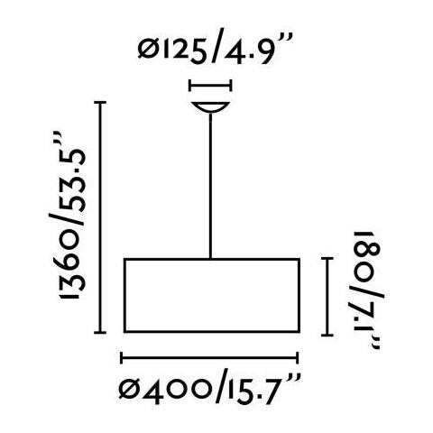 Faro 68283 - Seven Lampada Sospensione Bianca 2l - Foto 13