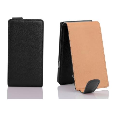 Custodia Compatibile Con Lg L70 In Nero Ossido - Coperchio Protettivo In Design Flip Realizzato In Similpelle Testurizzata - Foto 2