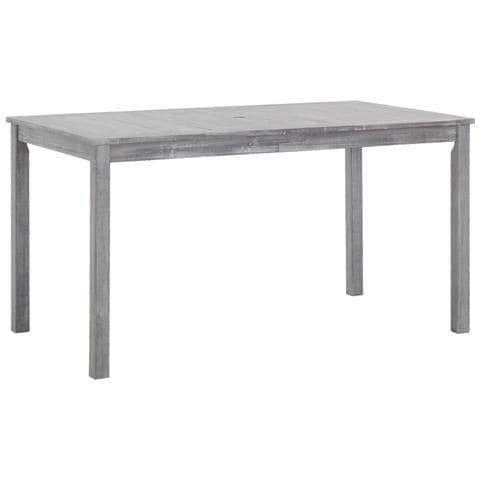 Set Da Pranzo Da Giardino 5 Pz Grigio Legno Massello Di Acacia - Foto 10