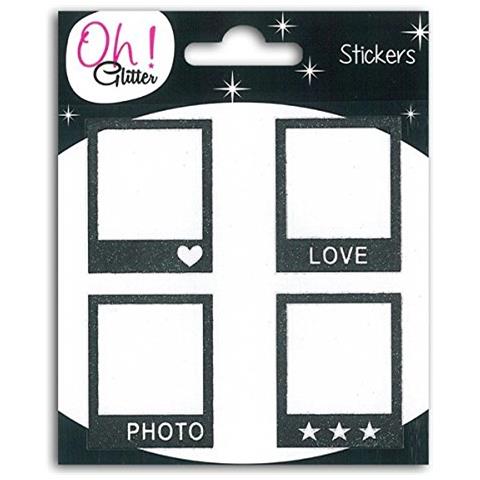 Adesivi Polaroid Neri - Foto 1