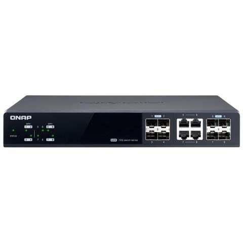 Switch QSW-M804-4C 8 Porte Gigabit 10 / 100 / 1000 con 4 Porte SFP+ - Foto 1