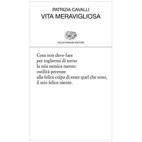 Patrizia Cavalli - Vita Meravigliosa - Foto 2