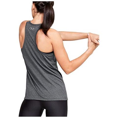 Tech Tanktopmaglia Donnagrigio (carbon Heather / Metallic Silver090) Sm - Foto 2