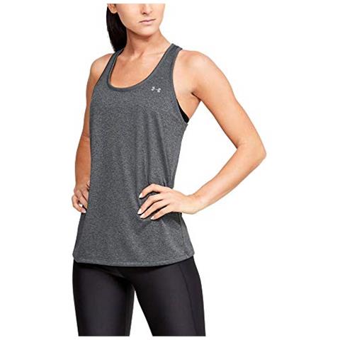 Tech Tanktopmaglia Donnagrigio (carbon Heather / Metallic Silver090) Sm - Foto 1