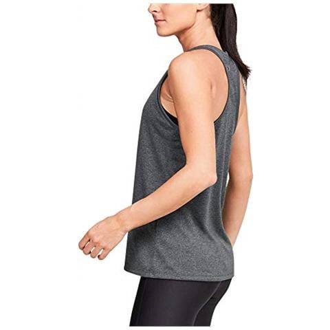 Tech Tanktopmaglia Donnagrigio (carbon Heather / Metallic Silver090) Sm - Foto 5