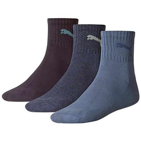 Sportsocken Shorts Crew 3p Calzini, Blu (denim Blue), 43-46 Unisex - Foto 3