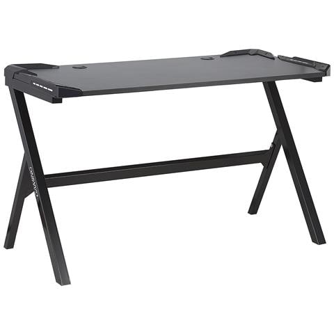 Scrivania Da Gaming Con Luci Led Rgb 120 X 60 Cm Nero Danvers - Foto 11