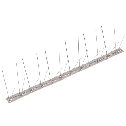 Set Dissuasori per Uccelli e Piccioni 20 pz Acciaio 4 File 10 m - Foto 2