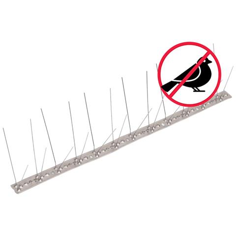 Set Dissuasori per Uccelli e Piccioni 20 pz Acciaio 4 File 10 m - Foto 7