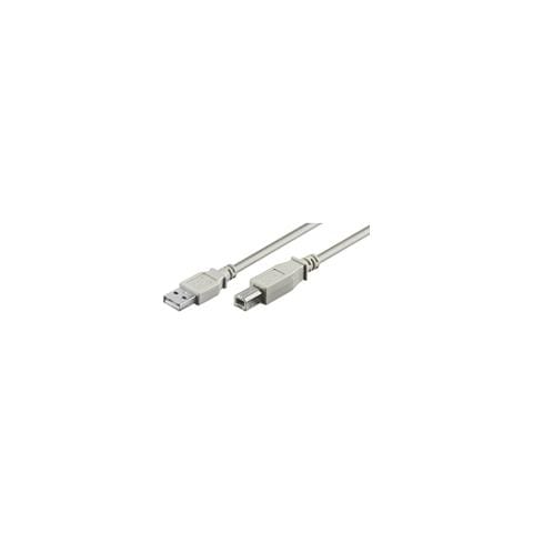 USB AB 300 LC HiSpeed 2.0 3m, USB A, USB B, Maschio / maschio, 2x AWG 28 2x AWG 28 - Foto 1