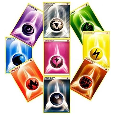 50 Carte Energia Pokemon Lotto Casuale Di Carte - Foto 1