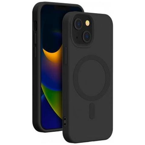 Cover Morbida Compatibile Con Magsafe Per Iphone 15 Plus, Nero - Foto 1
