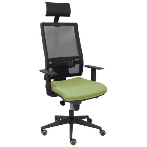 Sedia Ufficio Con Poggiatesta Horna Bali552 Oliva - Foto 1