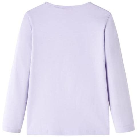 Maglietta Bambina Maniche Lunghe Lilla Chiaro 92 - Foto 2