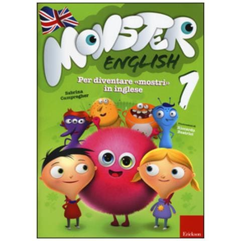 Sabrina Campregher - Monster English. Per Diventare «mostri» In Inglese. Con Adesivi. 1. - Foto 1