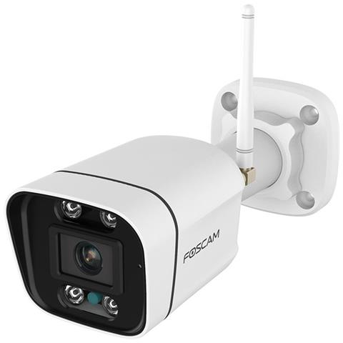 Telecamera Wifi Da Esterno Con Faretti E Sirena - V5p Bianco - Foto 2