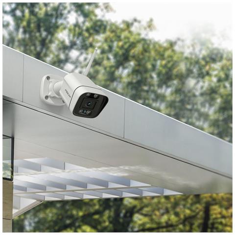 Telecamera Wifi Da Esterno Con Faretti E Sirena - V5p Bianco - Foto 7