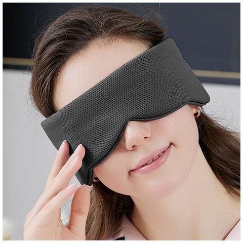 Maschera Da Notte A Copertura Totale Per Occhi E Orecchie Black - Foto 2