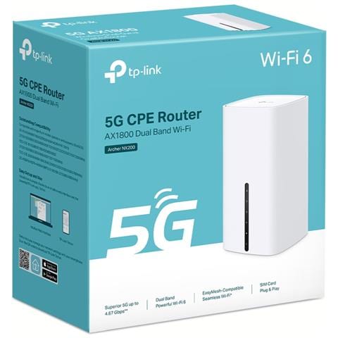Archer NX200 router wireless Gigabit Ethernet Dual-band (2.4 GHz / 5 GHz) 5G Bianco - Foto 4