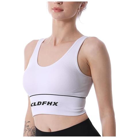 Reggiseno Sportivo Donna Bianco L - Foto 1