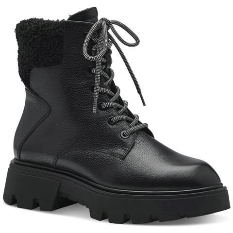 Black Casual Closed Booties Stivaletti Pelle Scarpe Donna Nero Eu 38, 1-26285-41 003 - Foto 1