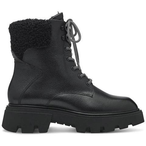 Black Casual Closed Booties Stivaletti Pelle Scarpe Donna Nero Eu 38, 1-26285-41 003 - Foto 2