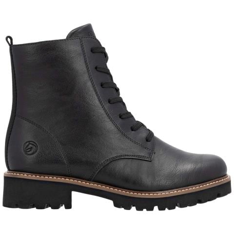 Black Casual Closed Ladies Mid Height Boots Stivaletti Pelle Scarpe Donna Nero Eu 37, D8661-00 - Foto 3
