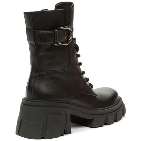 Black Casual Closed Booties Stivaletti Sintetico E Tessile Scarpe Donna Nero Eu 38, 848071/05-01 - Foto 3