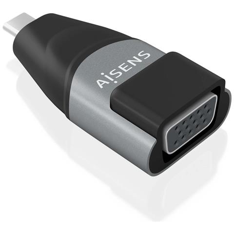 A109-0863 adattatore per inversione del genere dei cavi VGA USB C Nero, Grigio - Foto 1