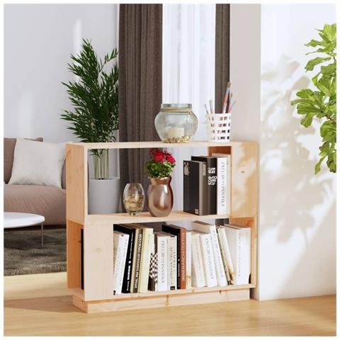 Lusso Casadino - Libreria/divisorio 80x25x70 Cm In Legno Massello Di Pino - Foto 8