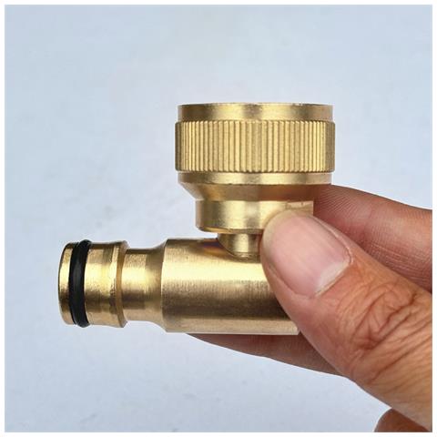 Adattatore Per Rubinetto Girevole A 90 Gradi - Ottone Standard Europeo - Foto 2