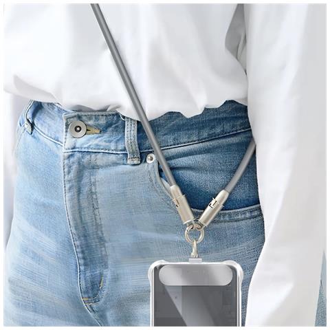 Collana 2 In 1 Cavo Usb-c A Lightning 1,2m, Grigio - Foto 5