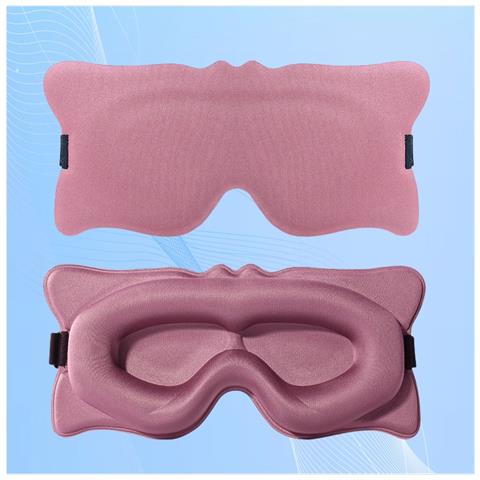 Mascherina Per Dormire Sagomata 3d - Blocco Luce Definitivo Pink - Foto 3