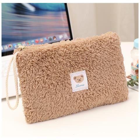 Beauty Case Orsetto - Organizer Da Viaggio Per Il Trucco Khaki - Foto 1