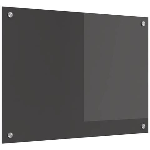 Schienale Cucina Grigio Scuro 70x50x0,6 cm Vetro Temperato - Foto 1