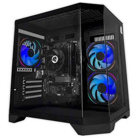 Pc Gaming Avanzato Bronze Plus Nero - R5 5600gt, Radeon Graphics, 32gb, 1 Tb M2, Win11 - Pronto Per Giocare - Foto 1
