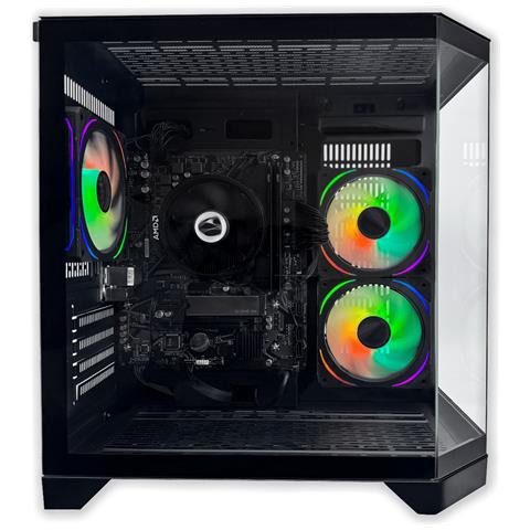 Pc Gaming Avanzato Bronze Plus Nero - R5 5600gt, Radeon Graphics, 32gb, 1 Tb M2, Win11 - Pronto Per Giocare - Foto 2
