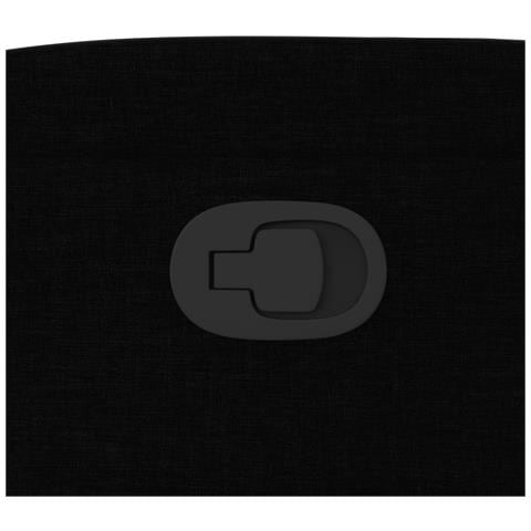 Poltrona reclinabile in tessuto nero - Foto 9