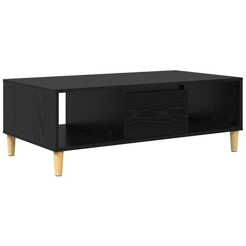 Tavolino da salotto Rovere nero 103.5 x 60 x 35 cm - Foto 1