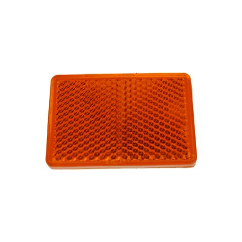 Catarifrangente Adesivo Arancione 57x39mm Confezione Da 10 Pezzi - Foto 1