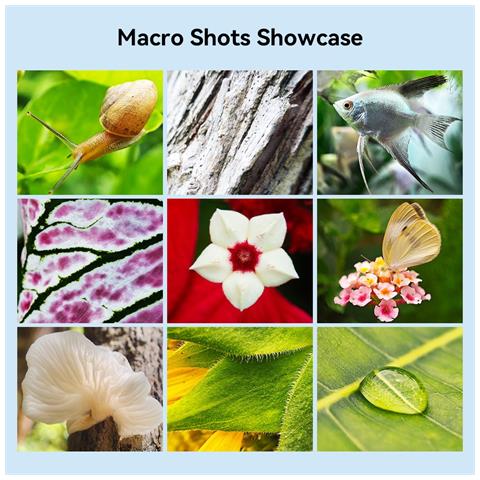 Kit Obiettivo Per Telefono Apexel Apl-zm100fl26 - Macro, Zoom E Torcia Per Fotografia Mobile Avanzata - Foto 7