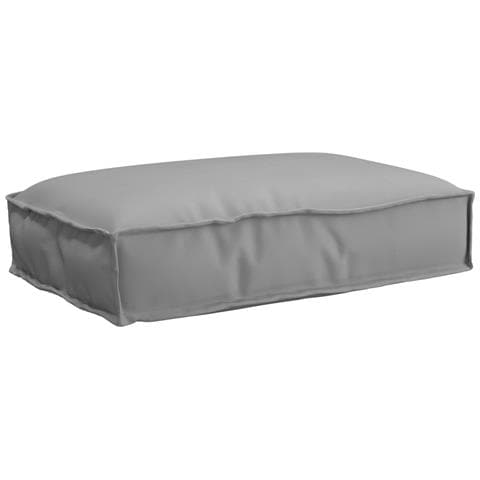 Cuscino per pallet per seduta grigio 60x40x8 cm in tessuto Oxford - Foto 1